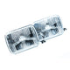 Pair of LED Headlights <br> 5x7 in. Rectangle (Classic White)