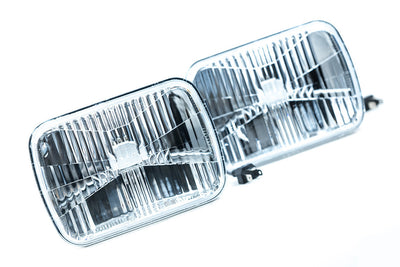 Pair of LED Headlights <br> 5x7 in. Rectangle (Classic White)
