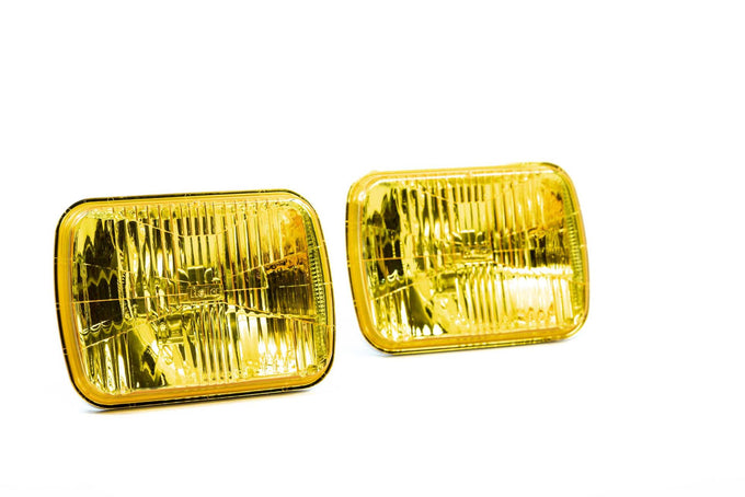 Pair of LED Headlights <br> 5x7 in. Rectangle (Modern White)