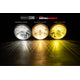 Pair of LED Headlights <br> 7 in. Round / Par56 (Classic White)