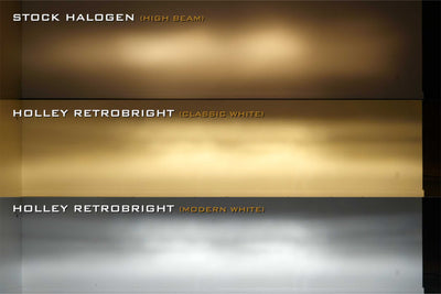 Pair of LED Headlights <br> 7 in. Round / Par56 (Classic White)