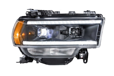 XB Hybrid LED Headlights (Pair/ASM) <br>19-24 Dodge Ram HD