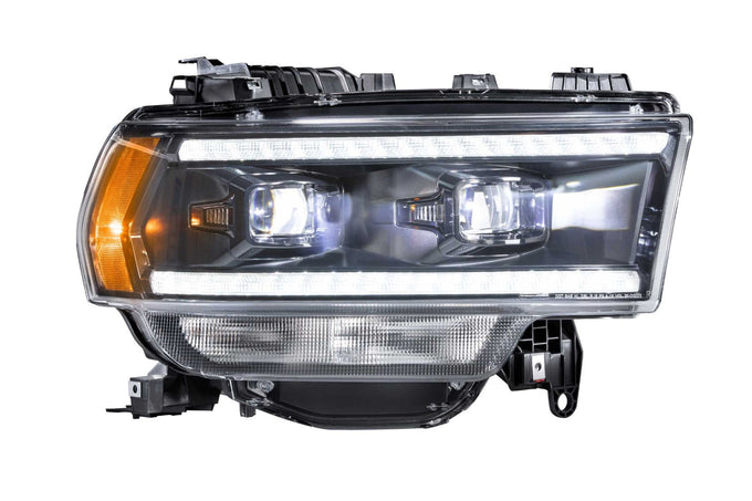 XB Hybrid LED Headlights (Pair/ASM) <br>19-24 Dodge Ram HD
