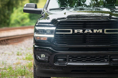 XB Hybrid LED Headlights (Pair/ASM) <br>19-24 Dodge Ram HD