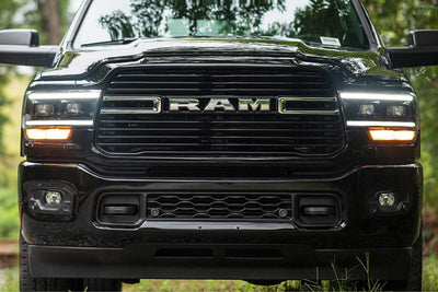 XB Hybrid LED Headlights (Pair/ASM) <br>19-24 Dodge Ram HD