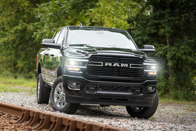 XB Hybrid LED Headlights (Pair/ASM) <br>19-24 Dodge Ram HD
