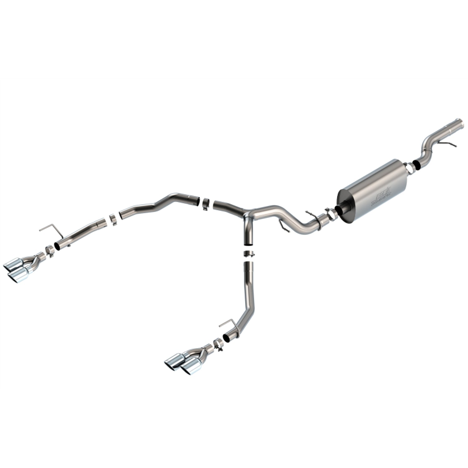 Touring Cat-Back Exhaust System <br> 21-24 Chevy Tahoe Premier/ High Country/ Z71/ RST