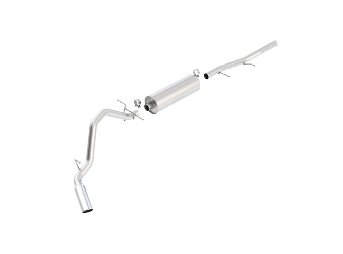 Touring Cat-Back Exhaust System <br> 09-10 Chevy Silverado 1500 L Crew Cab Pickup