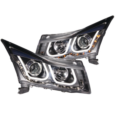 Black U-Bar Projector Headlights <br> 11-15 Chevy Cruze