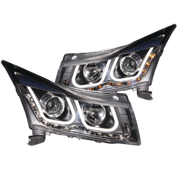Black U-Bar Projector Headlights <br> 11-15 Chevy Cruze