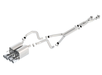 S-Type ll Cat-Back Exhaust System <br> 06-07 Chevy Corvette Base 6L V8