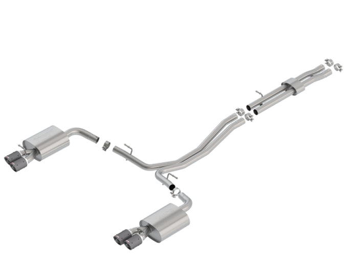 S-Type Cat-Back Exhaust System <br> 2019 Ford Explorer Sport 3.5L V6