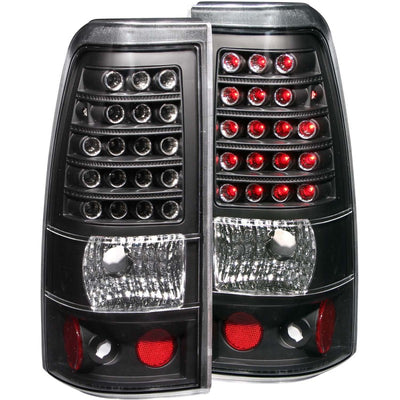 Black LED Taillights <br> 03-06 Chevy Silverado 1500 2500 3500