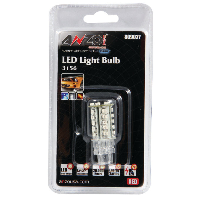 LED Bulbs 3156/3157 Red<br> Universal