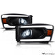 LMX Series LED Projector Headlights w/LumenX Light Bar <br> 06-08 Dodge Ram 1500