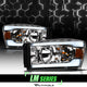 LM Series Crystal Headlights w/ LumenX Light Bar <br>09-10 Dodge Ram 1500