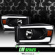 LM Series Crystal Headlights w/ LumenX Light Bar <br>09-10 Dodge Ram 1500