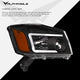 LM Series Crystal Headlights w/ LumenX Light Bar <br> 04-15 Nissan Titan