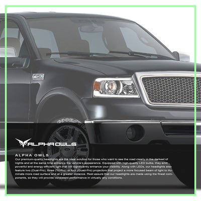 LMP Series Projector Headlights w/ LumenX Light Bar <br> 04-08 Ford F-150