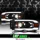 LMP Series Projector Headlights w/ LumenX Light Bar <br>02-05 Dodge Ram 1500