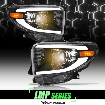 LMP Series Projector Headlights w/ LumenX Light Bar <BR> 14-21 Toyota Tundra