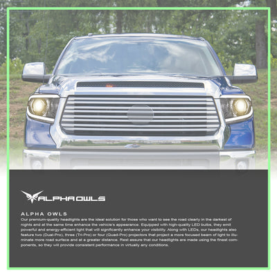 LMP Series Projector Headlights w/ LumenX Light Bar <BR> 14-21 Toyota Tundra