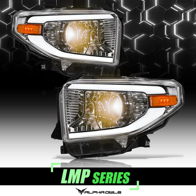 LMP Series Projector Headlights w/ LumenX Light Bar <BR> 14-21 Toyota Tundra