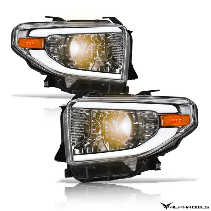 LMP Series Projector Headlights w/ LumenX Light Bar <BR> 14-21 Toyota Tundra