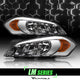 LM Series Crystal Headlights W/LumenX Light Bar <BR> 06-13 Chevy Impala