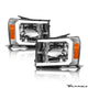 LM Series Crystal Headlights w/ LumenX Light Bar <br> 07-13 GMC Sierra 2500 3500 HD