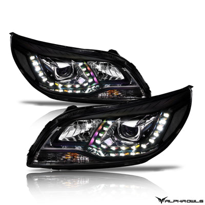 LMP Series Projector Headlights w/LumenX Light Bar <br> 12-15 Chevy Malibu