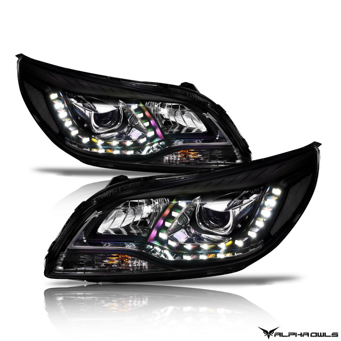 LMP Series Projector Headlights w/LumenX Light Bar <br> 12-15 Chevy Malibu