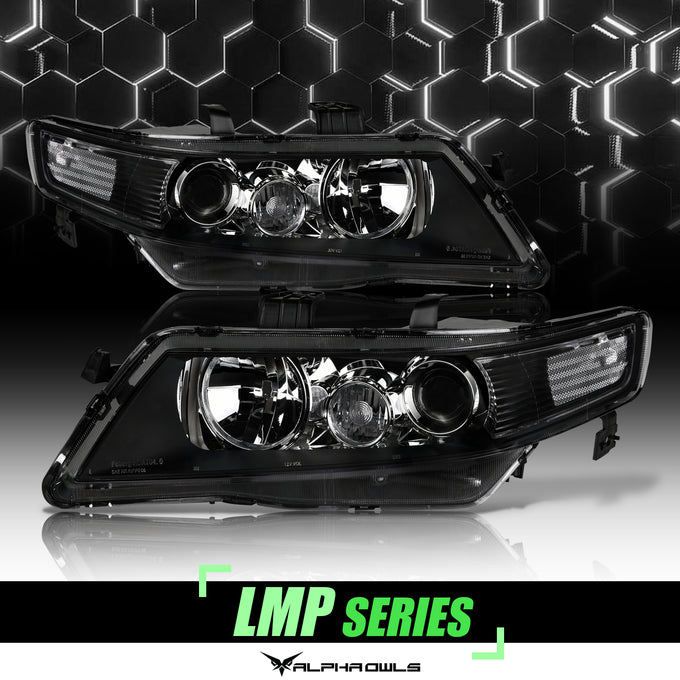 LMP Series Projector Headlights w/ LumenX Light Bar <br> 04-05 Acura TSX