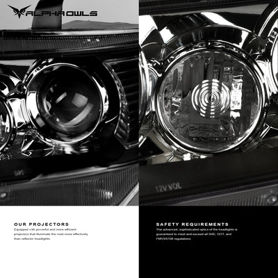 LMP Series Projector Headlights w/ LumenX Light Bar <br> 07-13 Toyota Tundra, 08-15 Sequoia