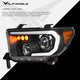 LMP Series Projector Headlights w/ LumenX Light Bar <br> 07-13 Toyota Tundra, 08-15 Sequoia