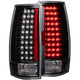 Black G4 LED Taillights <br> 07-14 Chevy Suburban, Tahoe