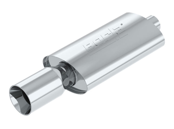 Thumper Boomer Muffler Oval 2.25in. In 4in Tip <br> Universal Fit