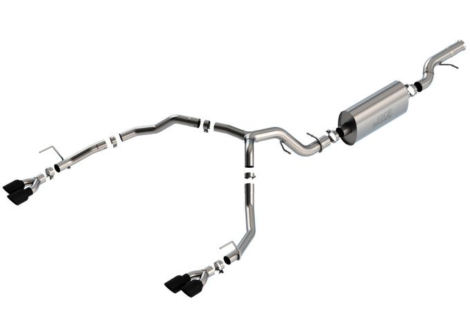 Touring Cat-Back Exhaust System <br> 21-24 Chevy Tahoe Premier/ High Country/ Z71/ RST