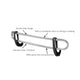 Rear Bumper Guard <br>08-12 Mercury Mariner, Ford Escape, Mazda Tribute