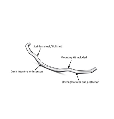 Rear Bumper Guard <br>10-15 Hyundai Tucson