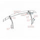 Rear Bumper Guard <br>14-23 Jeep Cherokee