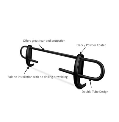 Rear Bumper Guard <br>10-23 Lexus GX460, 03-09 GX470, 03-23 Toyota 4Runner