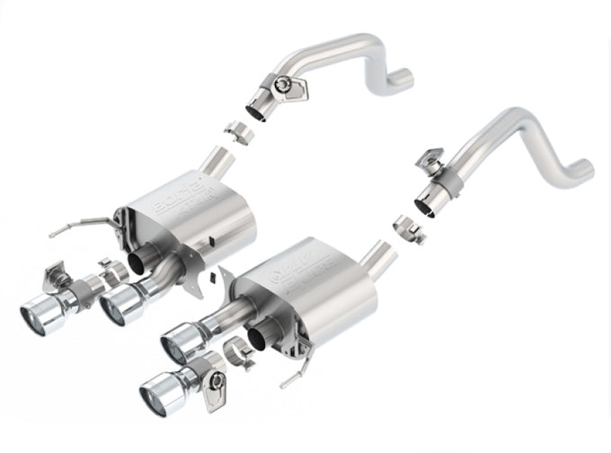 ATAK Axle-Back Exhaust System <br> 14-19 Chevy Corvette Stingray 6.2L V8