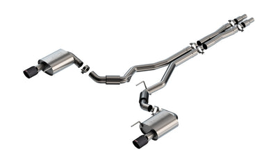 S-Type Cat-Back Exhaust System <br> 2024 Ford Mustang GT Coupe Without Active Exhaust