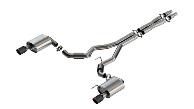 S-Type Cat-Back Exhaust System <br> 2024 Ford Mustang GT Coupe Without Active Exhaust