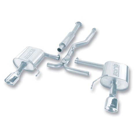S-Type Cat-Back Exhaust System <br> 2005,07-09 Subaru Legacy GT Limited 2.5L H4