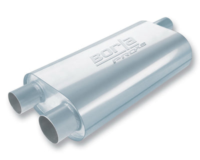 Universal 2.5in. In/Dual 2.5in. Out Muffler <br> Universal Fit