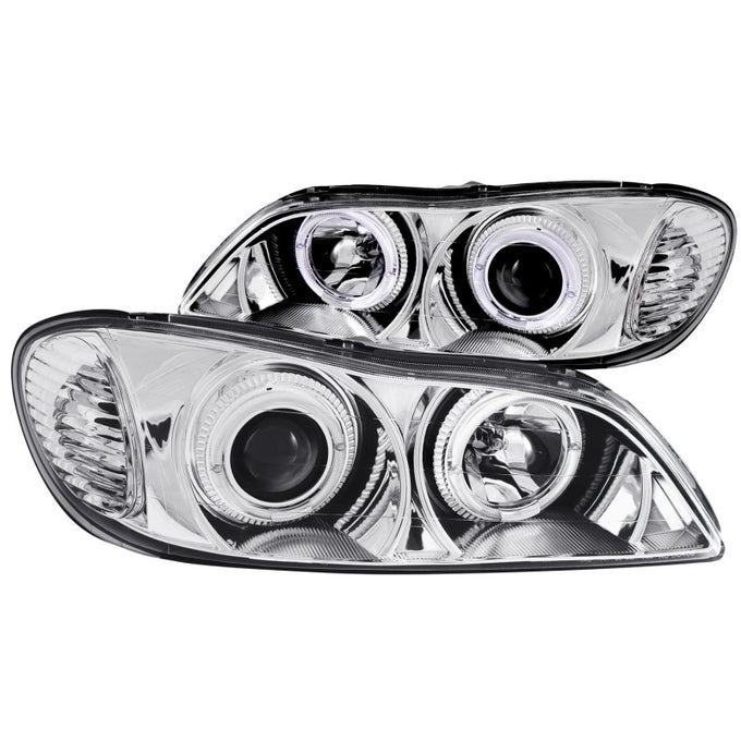 Chrome LED Halo Projector Headlights<br> 00-04 Infiniti I30
