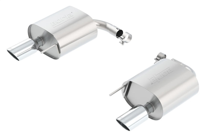 S-Type Axle-Back Exhaust System <br> 15-23 Ford Mustang 2.3L 15-17 Ford Mustang 3.7L