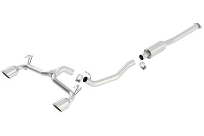 S-Type Cat-Back Exhaust System <br> 09-15 Mitsubishi Lancer Ralliart 2L L4